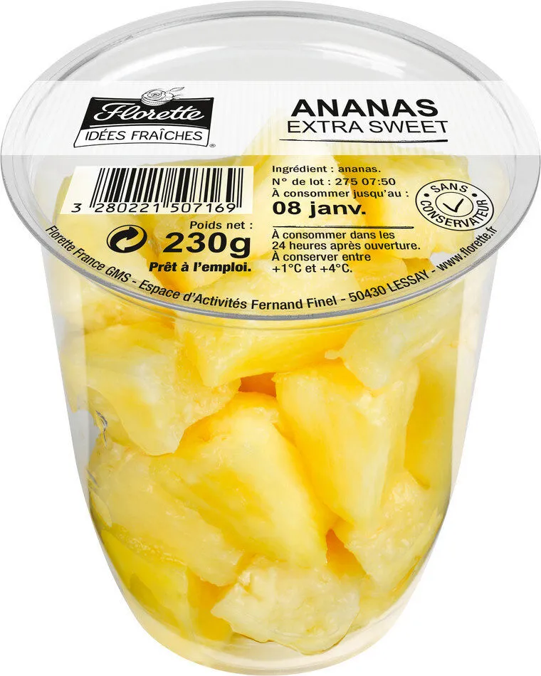 SHAKER ananas 230 G
