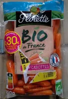 Baby carottes bio de france