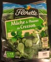Mâche et pousses de cresson