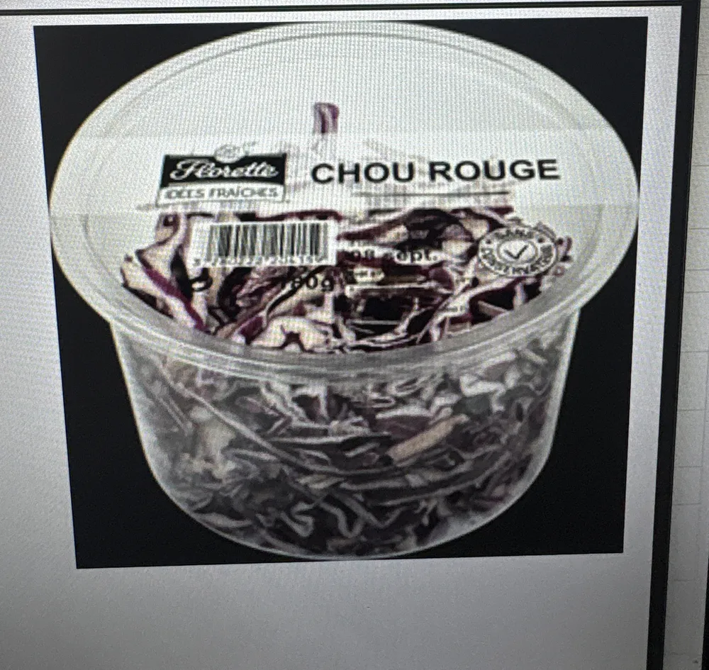 Chou rouge, FLORETTE, barquette