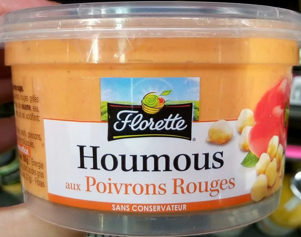 Houmous aux Poivrons Rouges