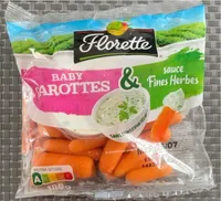 Baby carottes & sauce fines herbes