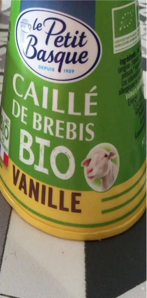 Caillé de brebis Bio vanille