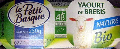 Yaourt de brebis nature Bio Le Petit Basque