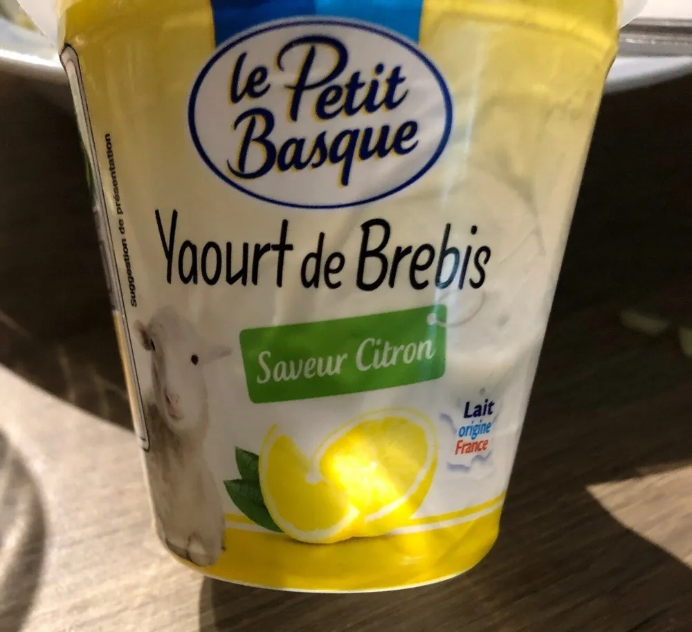 Yaourt de brebis saveur citron