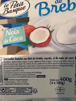 Douceur de brebis, noix de coco