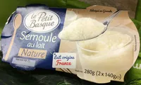 Semoule au lait nature