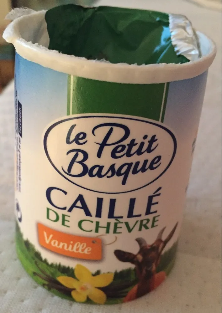 Yaourt caillé chèvre vanille Le Petit Basque
