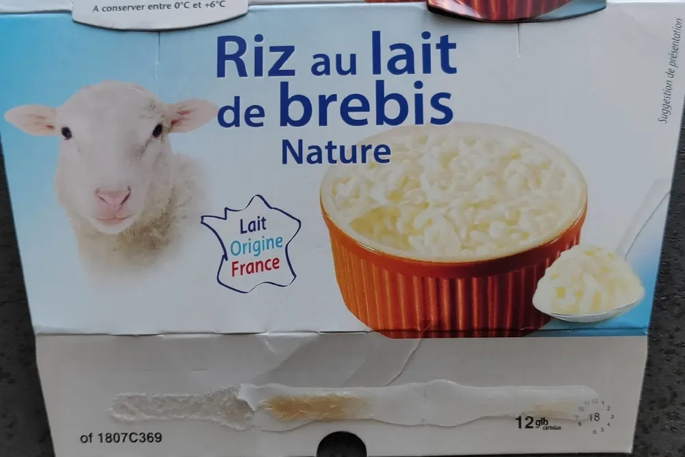 Riz au lait de brebis