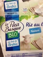 Riz au lait nature
