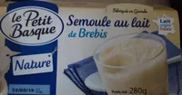 Semoule au lait de brebis