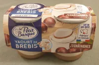 Yaourt de brebis sur lit de châtaignes 2 x 125 g