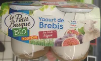 Yaourt de brebis sur lit de figues
