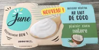 Dessert végétal au lait de coco