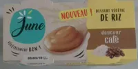 Dessert végétal de riz douceur café