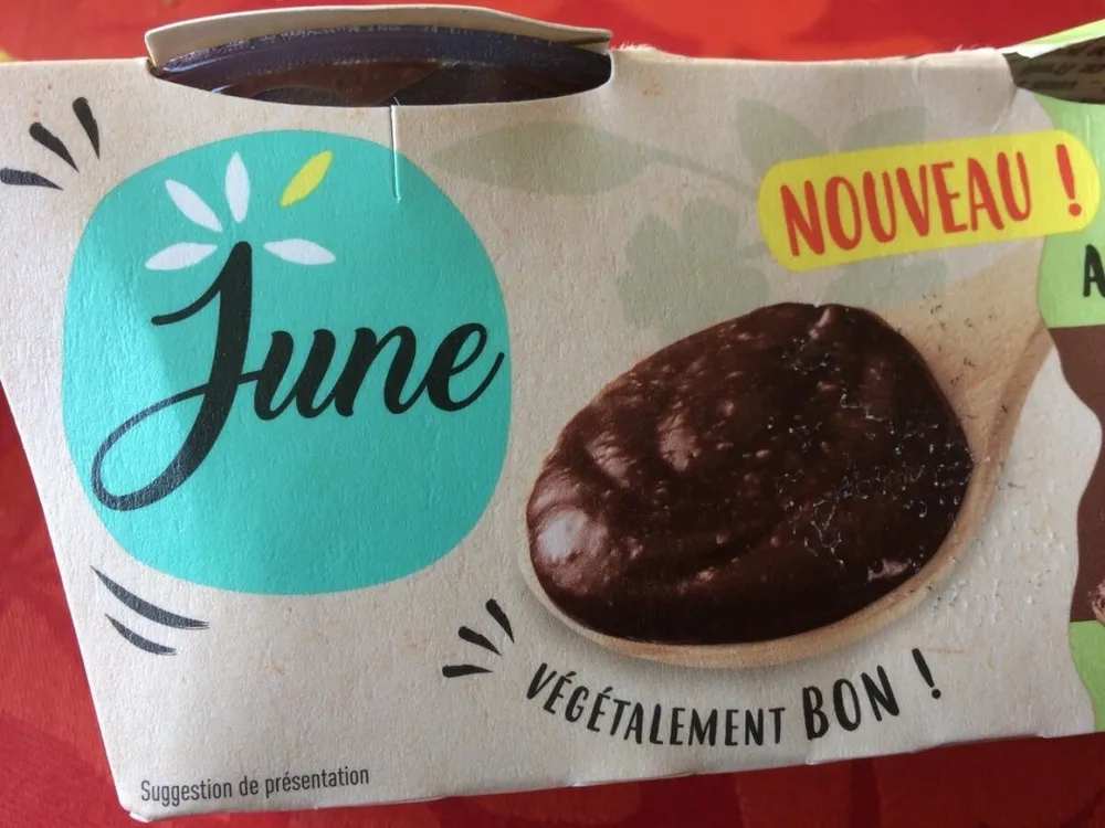 Dessert végétal au lait d'amande douceur chocolat