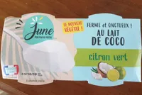 Ferme et onctueux ! Au lait de coco citron vert