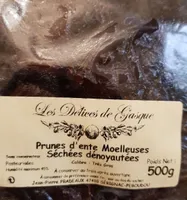 Prunes d'ente Moelleuses Séchées dénoyautées