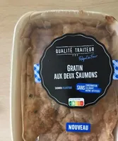 Gratin aux deux saumons