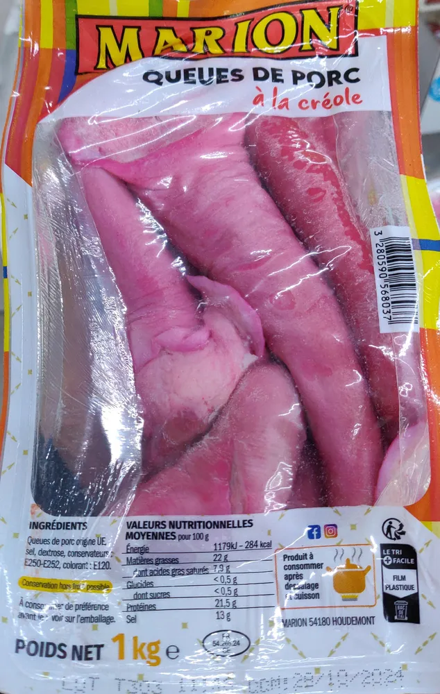 Queues de porc à la créole