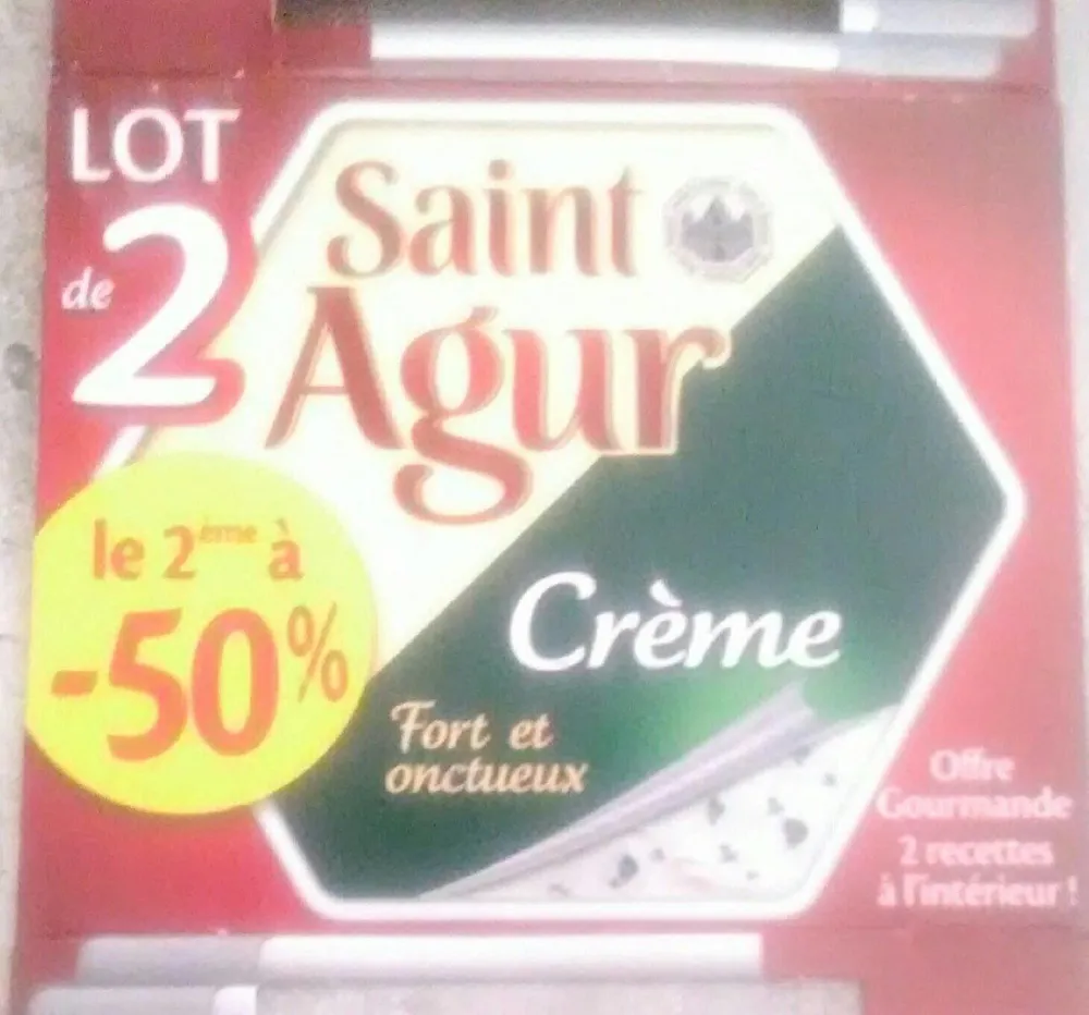 Crème de saint agur