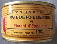 Paté de foie de porc (au piment d'Espelette)