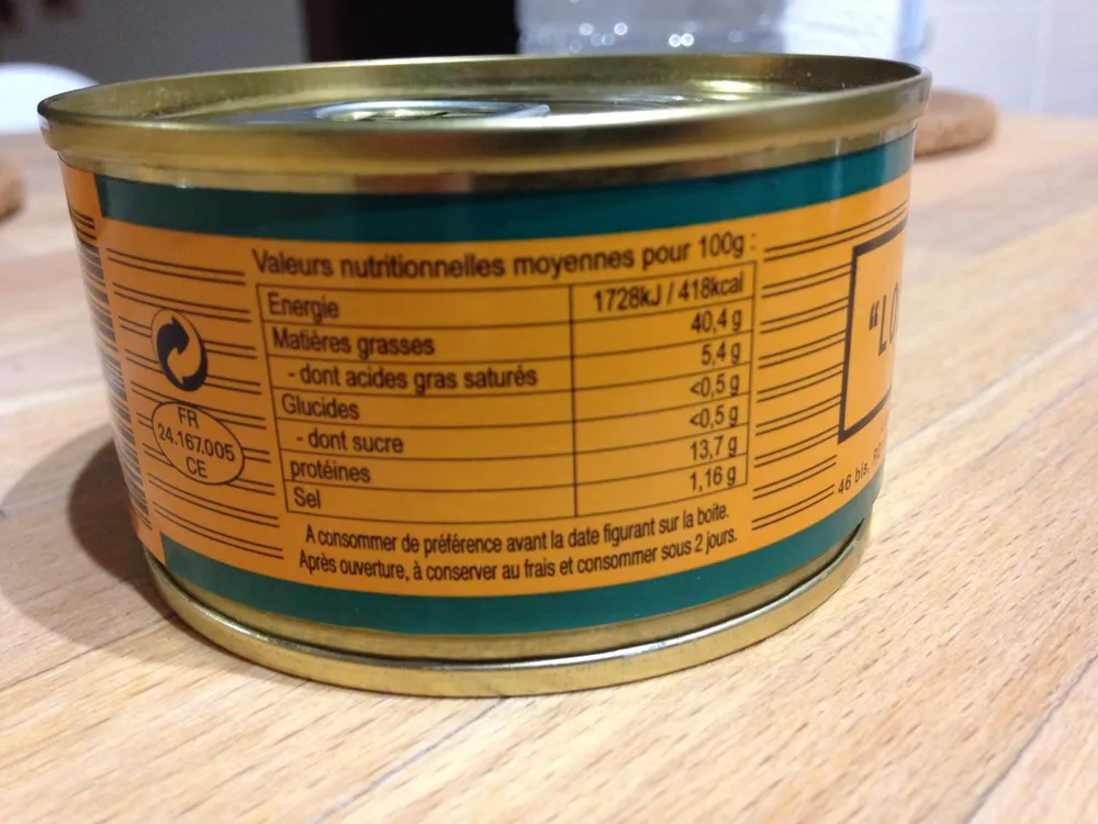 Rillettes pur canard