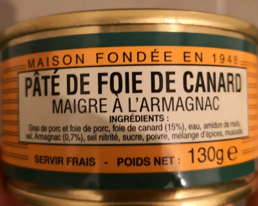 Pâté de foie de canard