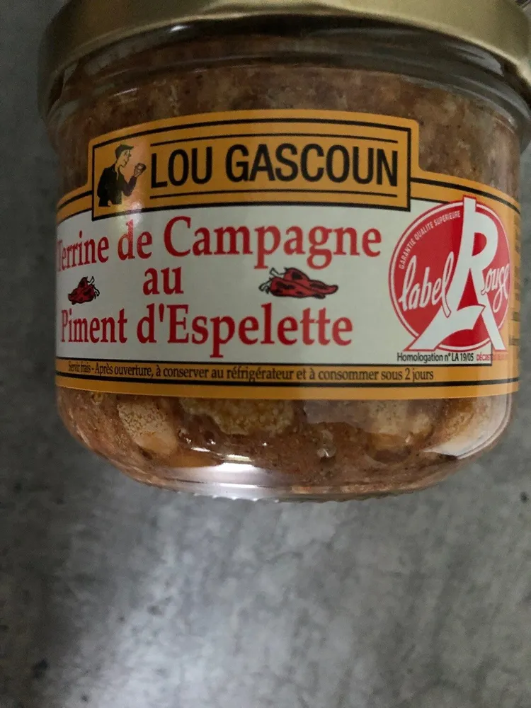 Terrine de Campagne au Piment d'Espelette