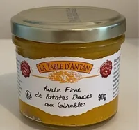 Purée fine de patates douces aux girolles