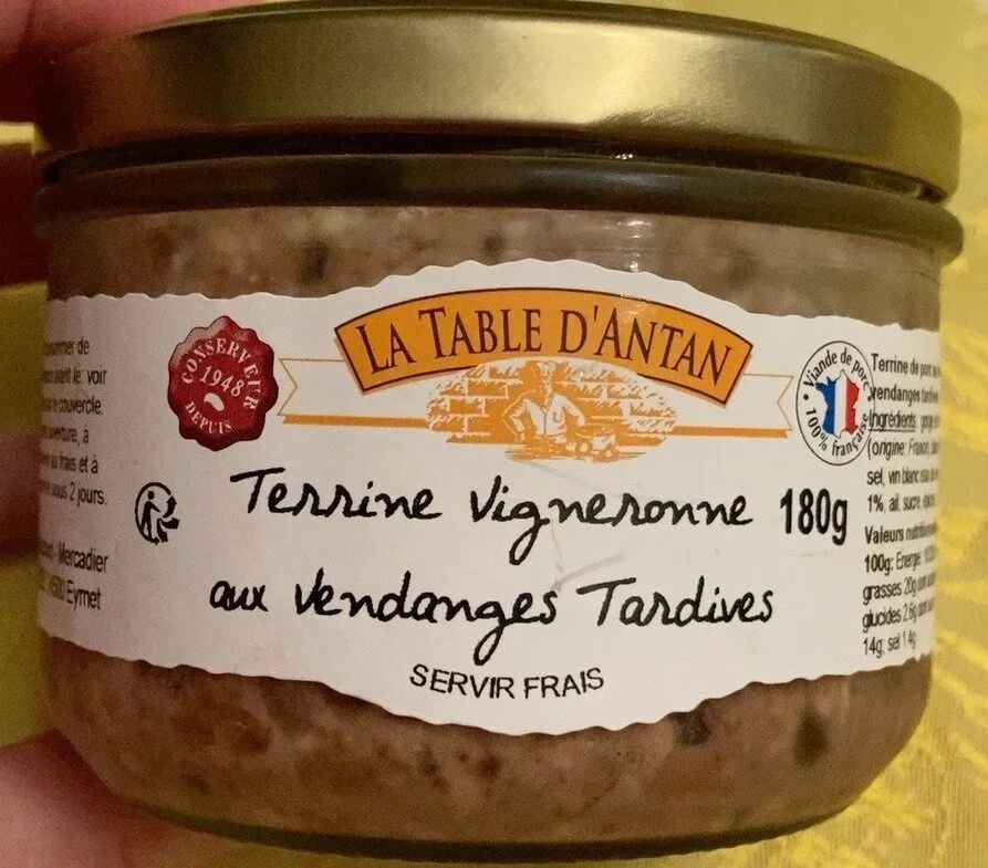 Terrine vigneronne