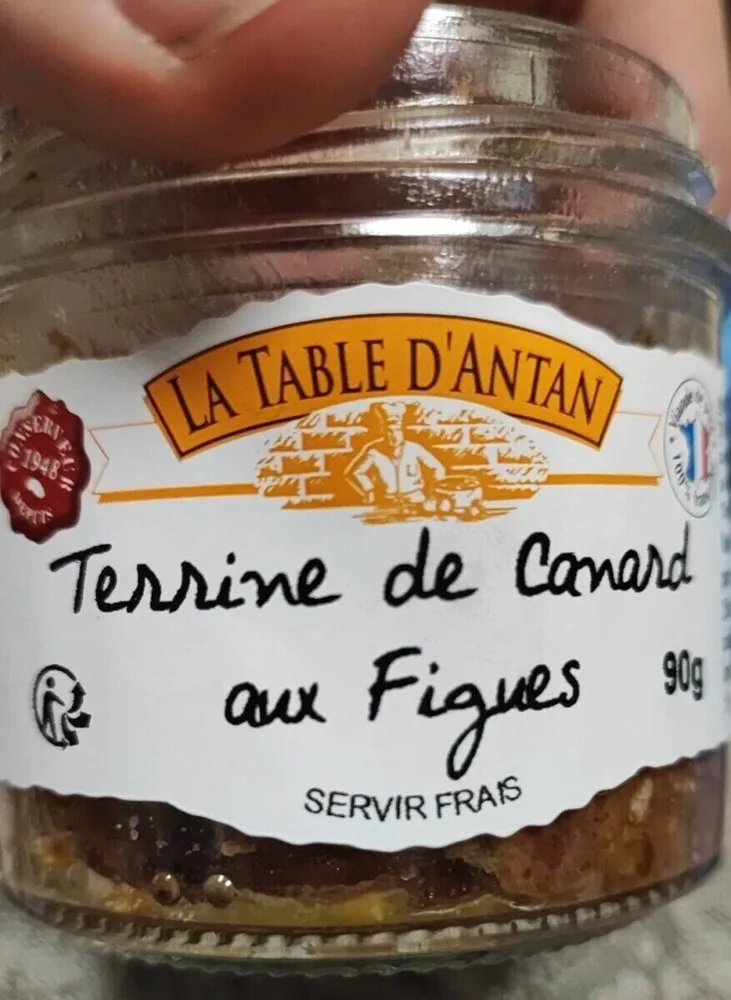 Terrine de canard aux figues