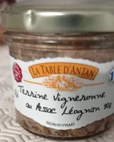 Terrine Vigneronne au Pessac Léognan