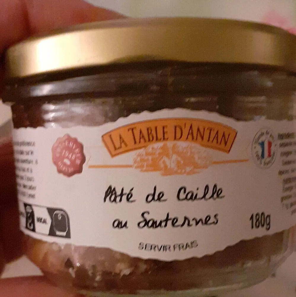 Paté de  Camille au Sauternes