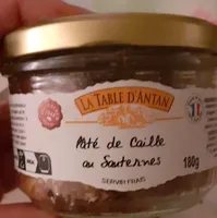 Paté de  Camille au Sauternes