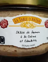 Delice de saumin à la creme et ciboulett