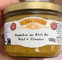Mousseline aux petits pois, miel et romarin