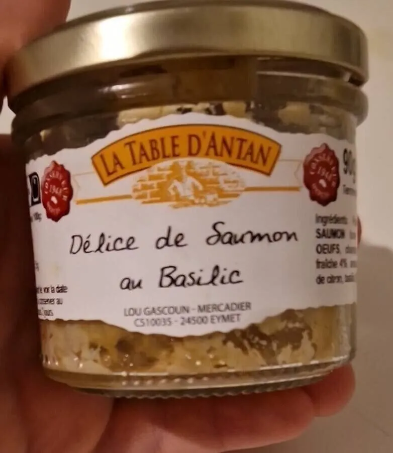 Délice de saumon au basilic