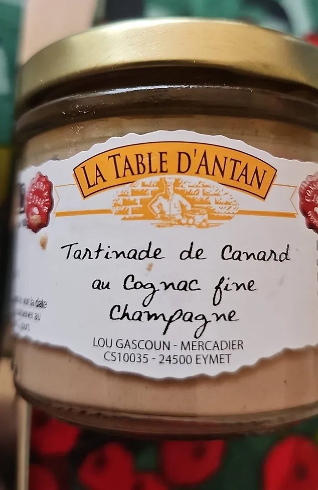 Tartinade de Canard au Cognac fine Champagne