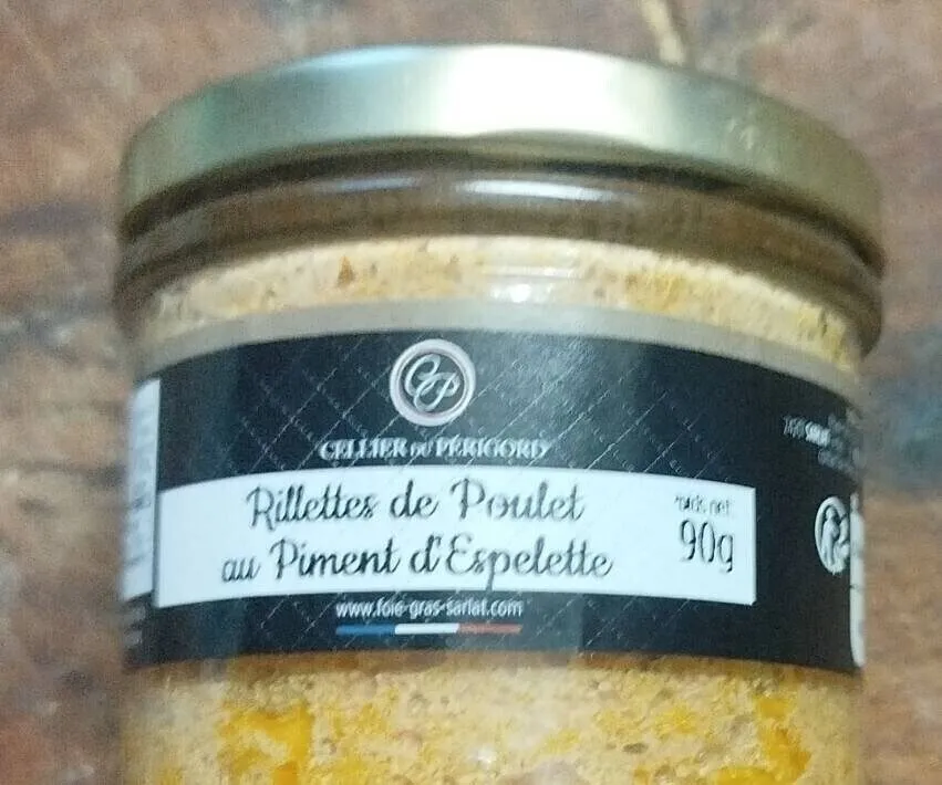 Rillettes de poulet au piment d'Espelette