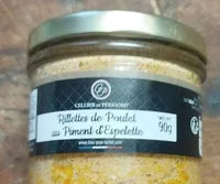 Rillettes de poulet au piment d'Espelette