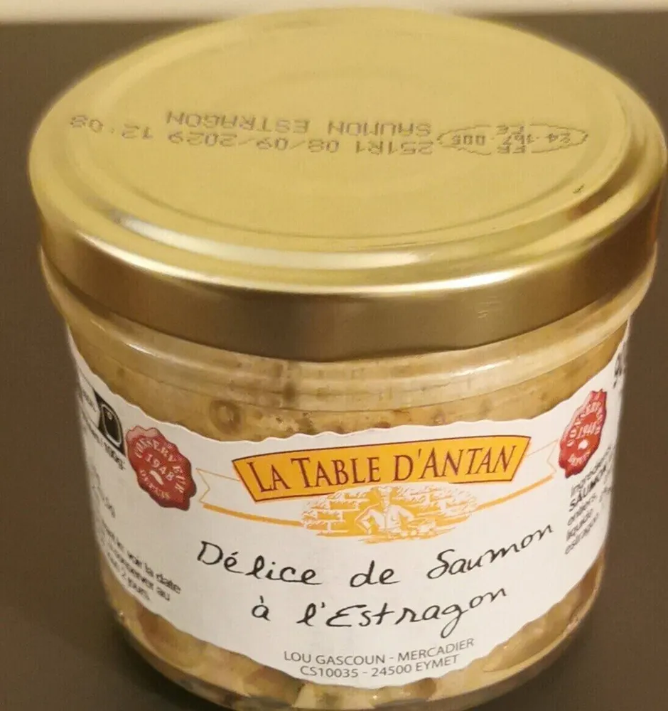 Délice de Saumon à l'estragon