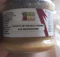 Cocotte de volaille cremee aux mousserons