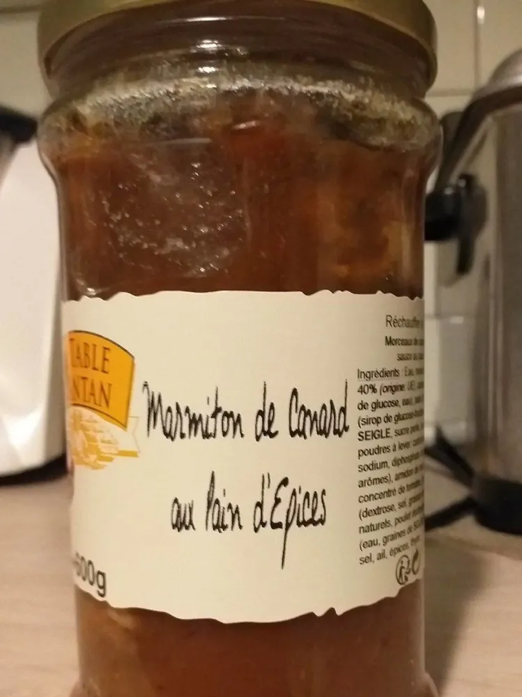 Marmiton canard au pain d'épices