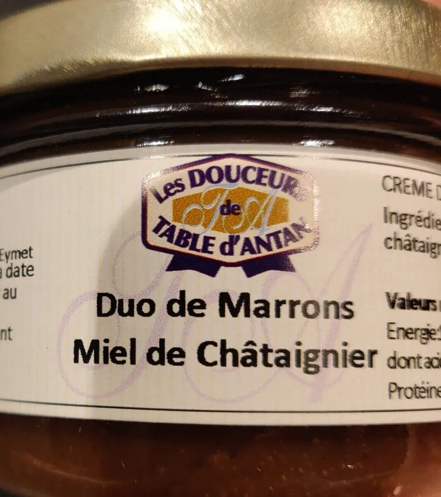 Duo de Marrons Miel de châtaignier