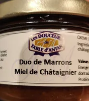 Duo de Marrons Miel de châtaignier