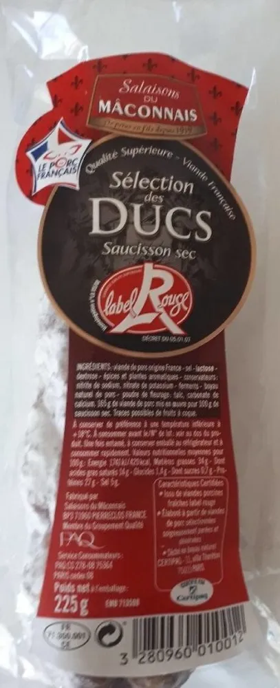 Saucisson sec Label Rouge