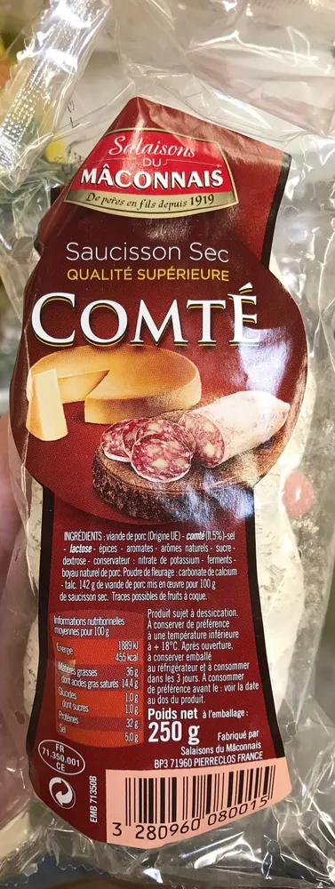 Saucisson Sec Comté