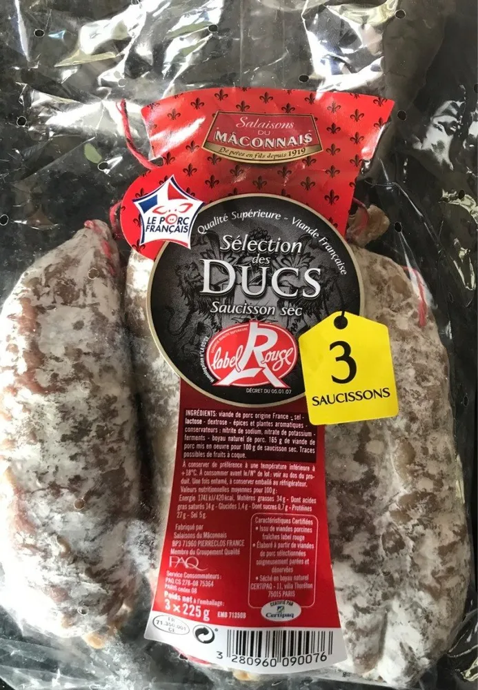 Selection des ducs Saucisson sec