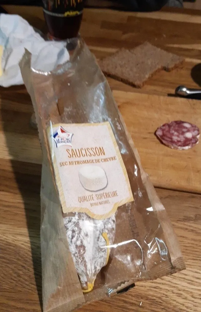 Saucisson sec au fromage de chèvre